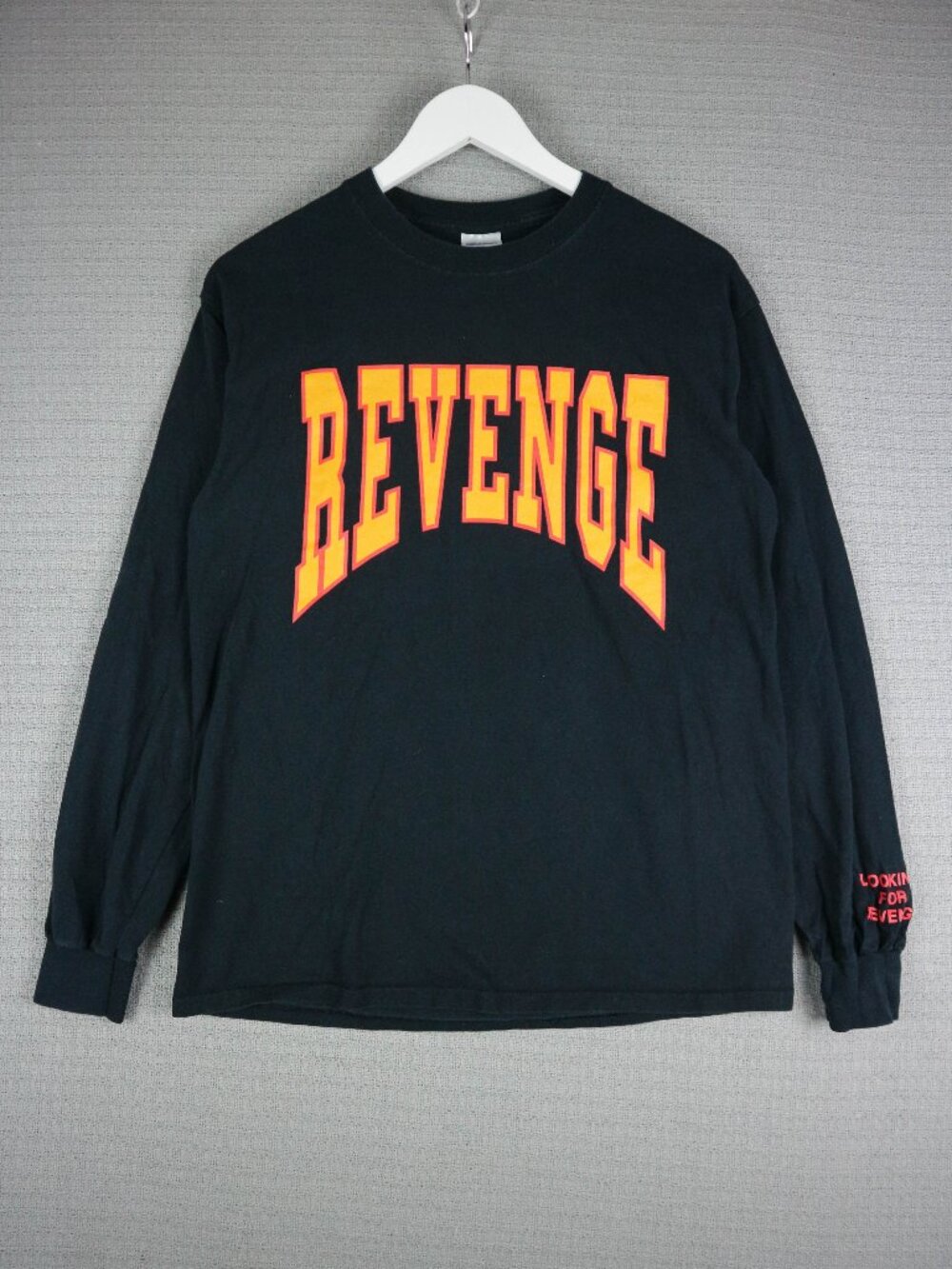 Drake Revenge Shirt Mens M Black Summer Sixteen OVO Graphic Long Sleeve 2016